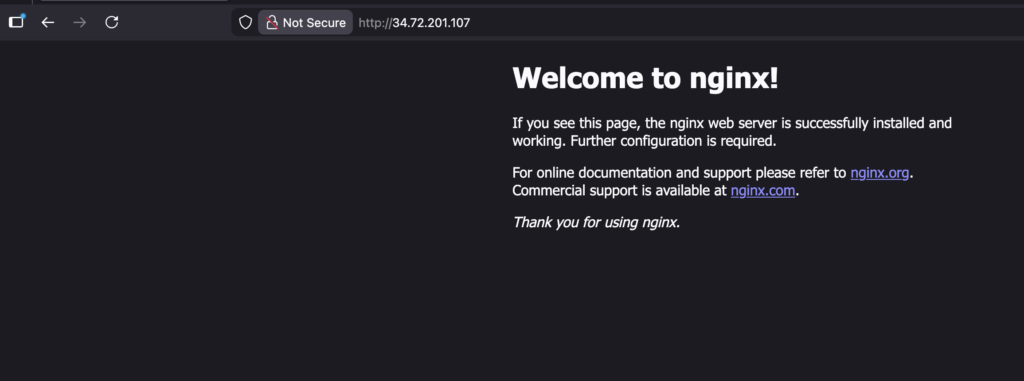 Nginx-welcome-page